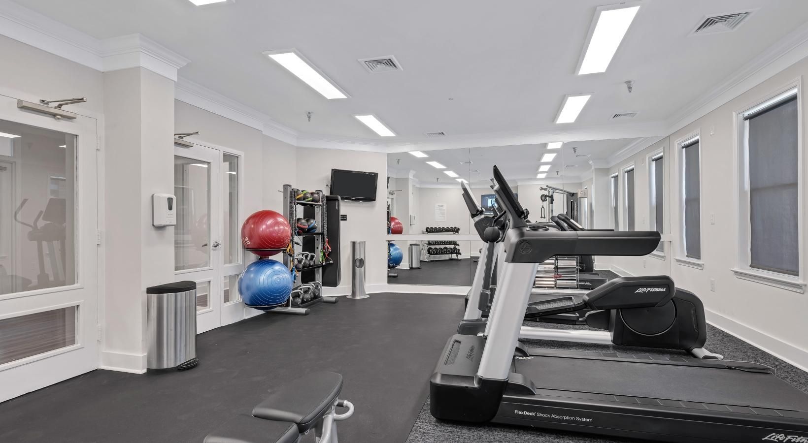 The essence of exceptional living a gym with exercise equipment